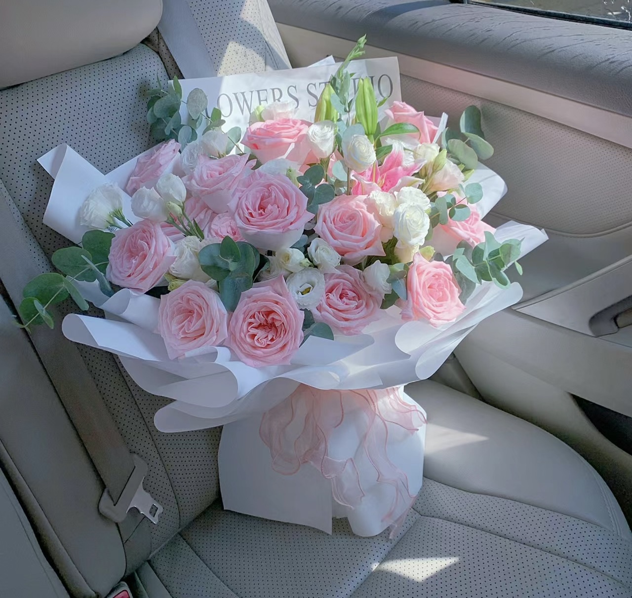 baby pink roses